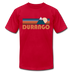 Durango, Colorado T-Shirt - Retro Mountain Unisex Durango T Shirt - red