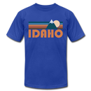 Idaho T-Shirt - Retro Mountain Unisex Idaho T Shirt - royal blue