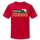 Idaho T-Shirt - Retro Mountain Unisex Idaho T Shirt - red