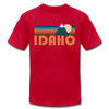 Idaho T-Shirt - Retro Mountain Unisex Idaho T Shirt