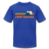 Fort Collins, Colorado T-Shirt - Retro Mountain Unisex Fort Collins T Shirt - royal blue