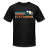 Fort Collins, Colorado T-Shirt - Retro Mountain Unisex Fort Collins T Shirt - black