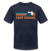 Fort Collins, Colorado T-Shirt - Retro Mountain Unisex Fort Collins T Shirt - navy