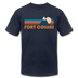 Fort Collins, Colorado T-Shirt - Retro Mountain Unisex Fort Collins T Shirt - navy