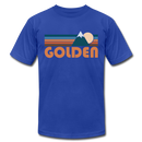 Golden, Colorado T-Shirt - Retro Mountain Unisex Golden T Shirt - royal blue
