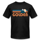 Golden, Colorado T-Shirt - Retro Mountain Unisex Golden T Shirt - black