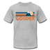 Golden, Colorado T-Shirt - Retro Mountain Unisex Golden T Shirt - heather gray