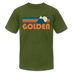 Golden, Colorado T-Shirt - Retro Mountain Unisex Golden T Shirt - olive