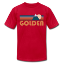 Golden, Colorado T-Shirt - Retro Mountain Unisex Golden T Shirt - red
