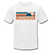 Missoula, Montana T-Shirt - Retro Mountain Unisex Missoula T Shirt - white