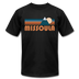 Missoula, Montana T-Shirt - Retro Mountain Unisex Missoula T Shirt - black