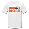 Moab, Utah T-Shirt - Retro Mountain Unisex Moab T Shirt - white
