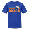 Moab, Utah T-Shirt - Retro Mountain Unisex Moab T Shirt - royal blue