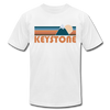 Keystone, Colorado T-Shirt - Retro Mountain Unisex Keystone T Shirt - white