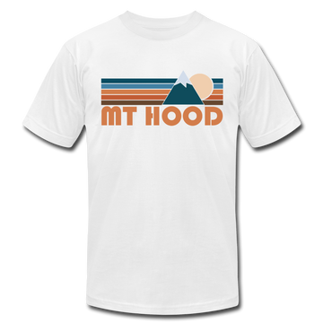 Mount Hood, Oregon T-Shirt - Retro Mountain Unisex Mount Hood T Shirt - white