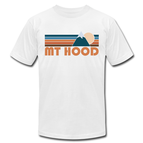 Mount Hood, Oregon T-Shirt - Retro Mountain Unisex Mount Hood T Shirt - white