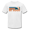 Mount Hood, Oregon T-Shirt - Retro Mountain Unisex Mount Hood T Shirt - white