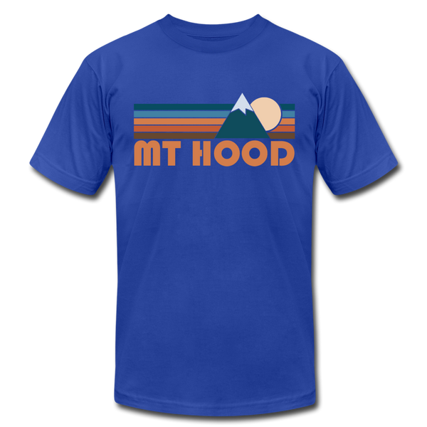 Mount Hood, Oregon T-Shirt - Retro Mountain Unisex Mount Hood T Shirt - royal blue