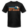 Mount Hood, Oregon T-Shirt - Retro Mountain Unisex Mount Hood T Shirt - black