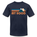 Mount Hood, Oregon T-Shirt - Retro Mountain Unisex Mount Hood T Shirt - navy