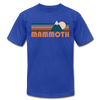Mammoth, California T-Shirt - Retro Mountain Unisex Mammoth T Shirt - royal blue
