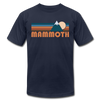 Mammoth, California T-Shirt - Retro Mountain Unisex Mammoth T Shirt - navy