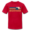 Montana T-Shirt - Retro Mountain Unisex Montana T Shirt