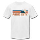 Park City, Utah T-Shirt - Retro Mountain Unisex Park City T Shirt - white