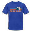 Park City, Utah T-Shirt - Retro Mountain Unisex Park City T Shirt - royal blue