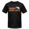 Park City, Utah T-Shirt - Retro Mountain Unisex Park City T Shirt - black