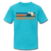 Park City, Utah T-Shirt - Retro Mountain Unisex Park City T Shirt - turquoise