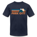 Park City, Utah T-Shirt - Retro Mountain Unisex Park City T Shirt - navy