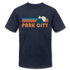 Park City, Utah T-Shirt - Retro Mountain Unisex Park City T Shirt - navy