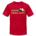 Park City, Utah T-Shirt - Retro Mountain Unisex Park City T Shirt - red