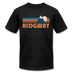 Ridgway, Colorado T-Shirt - Retro Mountain Unisex Ridgway T Shirt - black