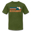 Ridgway, Colorado T-Shirt - Retro Mountain Unisex Ridgway T Shirt