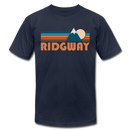 Ridgway, Colorado T-Shirt - Retro Mountain Unisex Ridgway T Shirt - navy