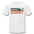 Ouray, Colorado T-Shirt - Retro Mountain Unisex Ouray T Shirt - white
