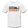 Ouray, Colorado T-Shirt - Retro Mountain Unisex Ouray T Shirt - white