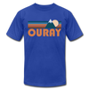 Ouray, Colorado T-Shirt - Retro Mountain Unisex Ouray T Shirt - royal blue