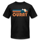 Ouray, Colorado T-Shirt - Retro Mountain Unisex Ouray T Shirt - black