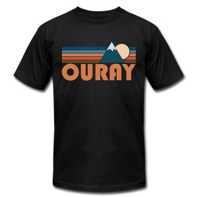 Ouray, Colorado T-Shirt - Retro Mountain Unisex Ouray T Shirt - black