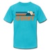 Ouray, Colorado T-Shirt - Retro Mountain Unisex Ouray T Shirt - turquoise
