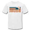 Salida, Colorado T-Shirt - Retro Mountain Unisex Salida T Shirt - white