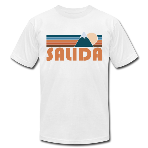 Salida, Colorado T-Shirt - Retro Mountain Unisex Salida T Shirt - white