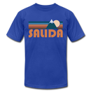 Salida, Colorado T-Shirt - Retro Mountain Unisex Salida T Shirt - royal blue