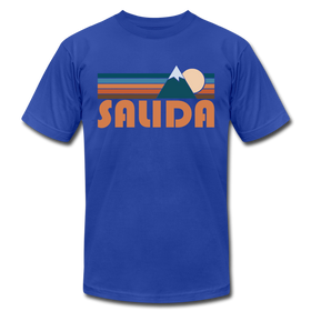 Salida, Colorado T-Shirt - Retro Mountain Unisex Salida T Shirt - royal blue