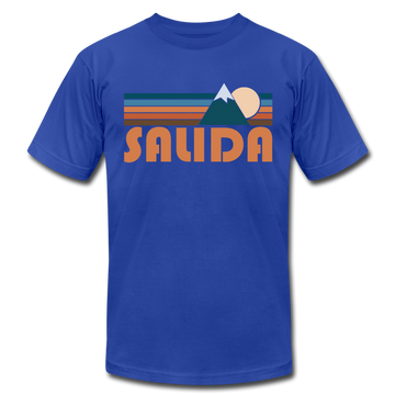 Salida, Colorado T-Shirt - Retro Mountain Unisex Salida T Shirt - royal blue