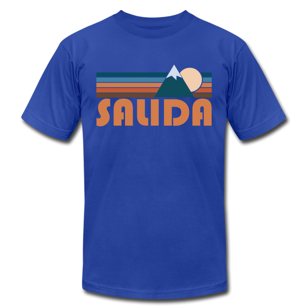 Salida, Colorado T-Shirt - Retro Mountain Unisex Salida T Shirt - royal blue