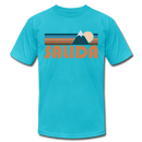 Salida, Colorado T-Shirt - Retro Mountain Unisex Salida T Shirt - turquoise